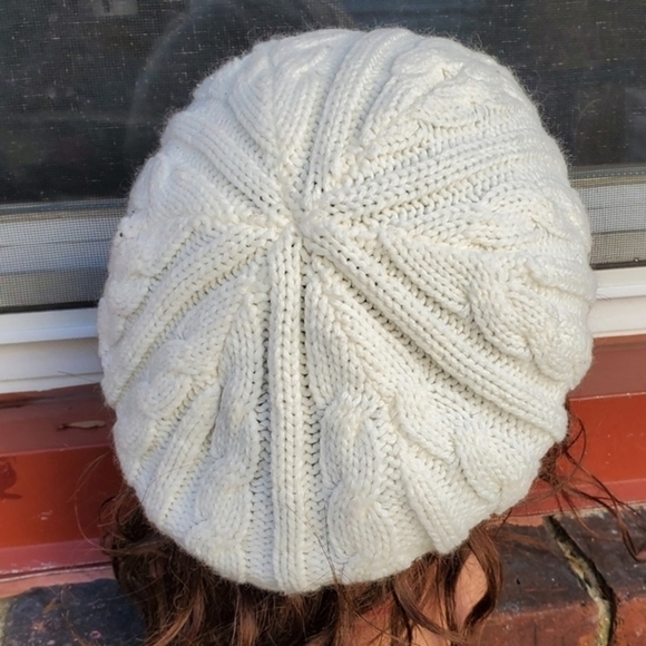 Cable knit‎ slouchy beret/tam - Picture 3 of 6